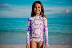Long Sleeve Rash Guard Set | SALE - Kimi and Li Bikini
